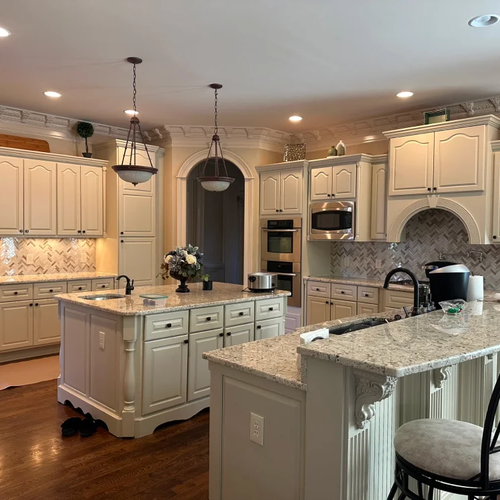 Tile backsplash in Alpharetta, GA from Bridgeport Carpets