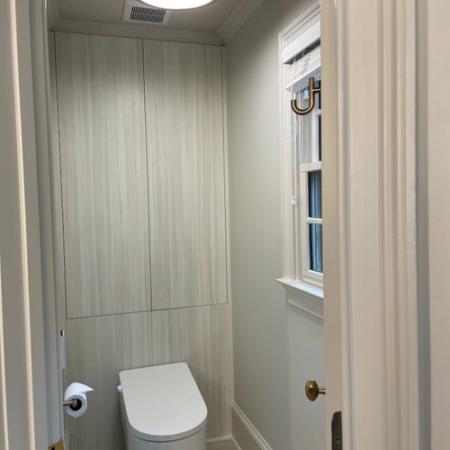 Modern toilet installation in Alpharetta, GA