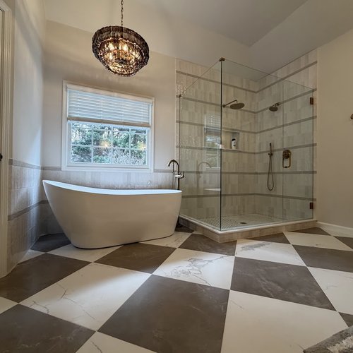 New bathroom remodel by Bridgeport Carpets