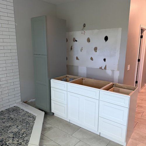 New bathroom vanity remodel in Alpharetta, GA