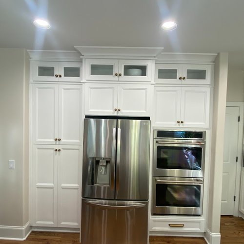 Updated kitchen cabinets