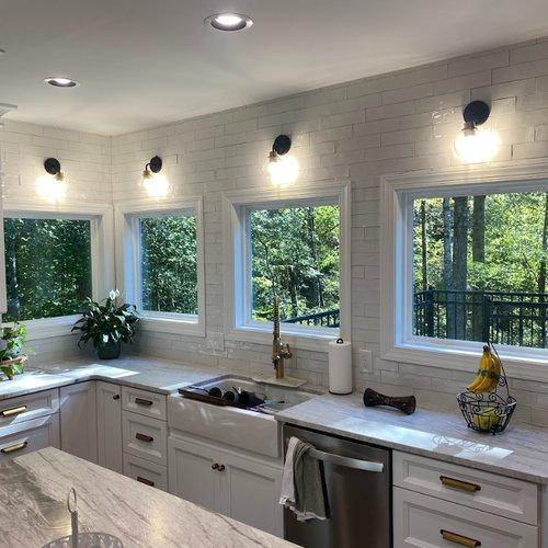 Completed kitchen remodel in Alpharetta, GA