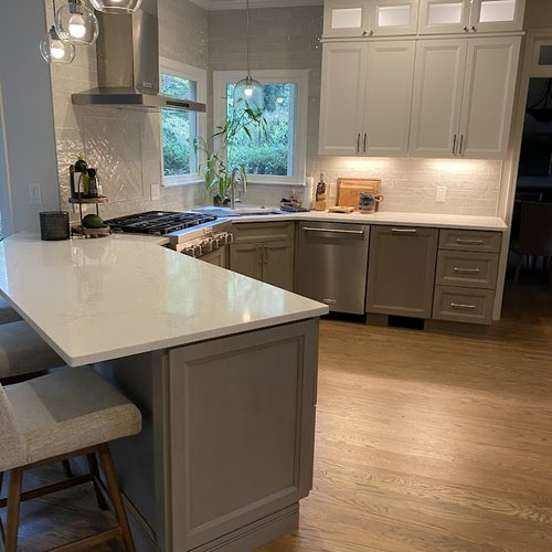 Kitchen makeover designed by Bridgeport Carpets