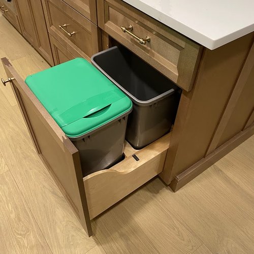 Pull out garbage drawer by Bridgeport Carpets