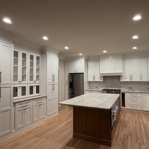 Contemporary kitchen makeover by Bridgeport Carpets