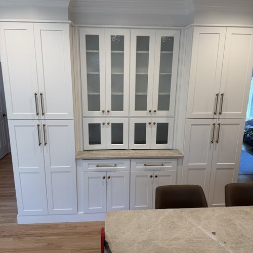 Updated kitchen cabinets
