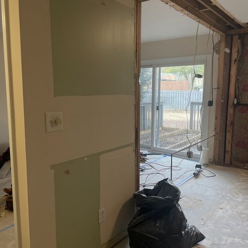 Kitchen under construction near Alpharetta, GA