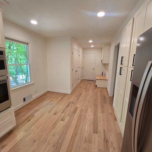 Open concept home with new LVP flooring in Alpharetta, GA