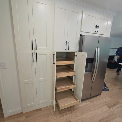 Kitchen Cabinetry storage by Bridgeport Carpets