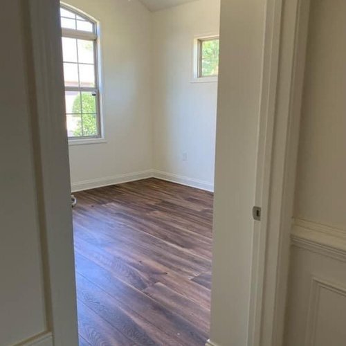 Wood flooring in an Alpharetta home