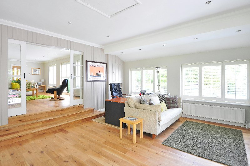Modern and bright living room