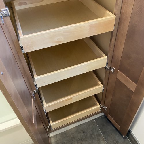 Custom cabinets in a Georgia bathroom