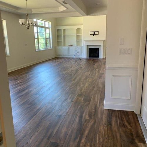 Bright spacious home with wood look floors