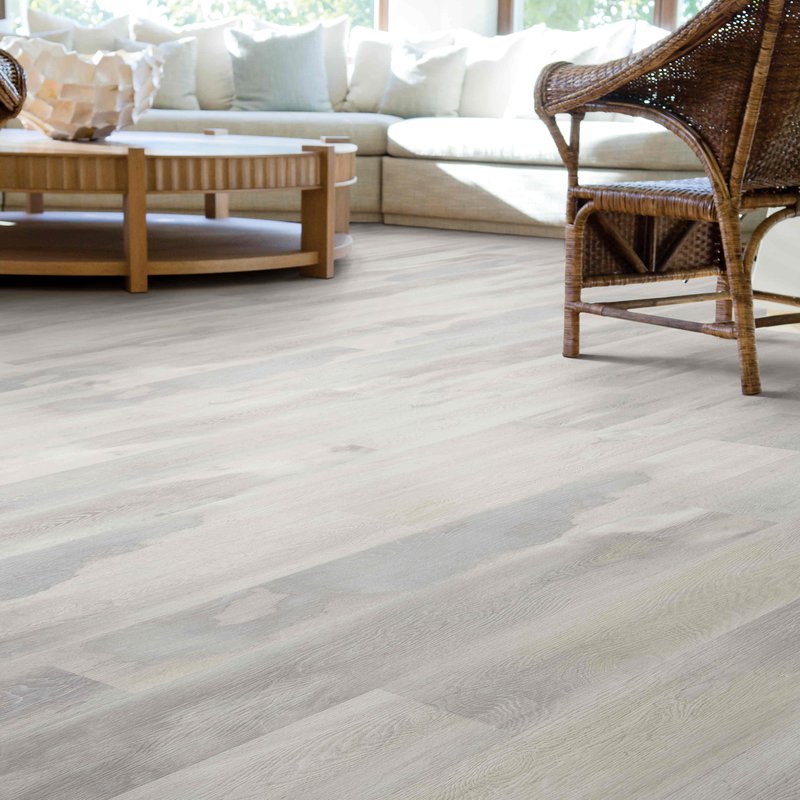 Luxury Vinyl Plank in a traditional living room