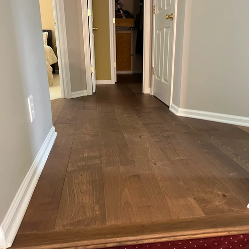 Hardwood floors installed by Bridgeport Carpets
