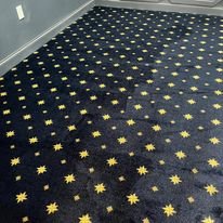 Patterned Carpet flooring installed in GA