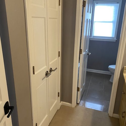 Bathroom closet in Alpharetta, GA