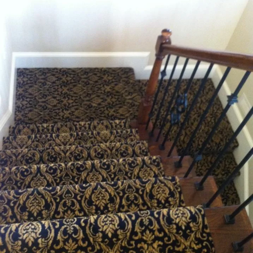 Stair runner in Alpharetta, GA from Bridgeport Carpets