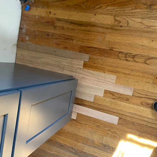 Kitchen renovations in progress by Bridgeport Carpets