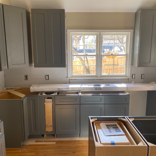 Kitchen under construction in Alpharetta GA