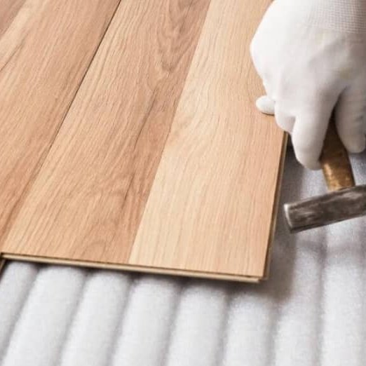 Hardwood flooring installation in Alpharetta, GA