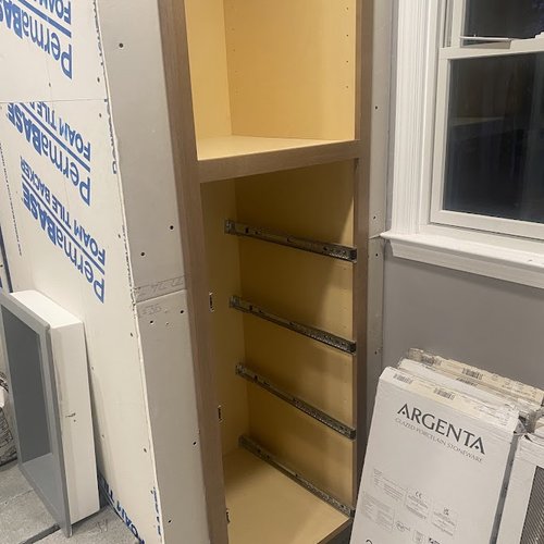 Bathroom cabinet in Alpharetta, GA remodel project