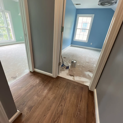 Hardwood floors installed by Bridgeport Carpets