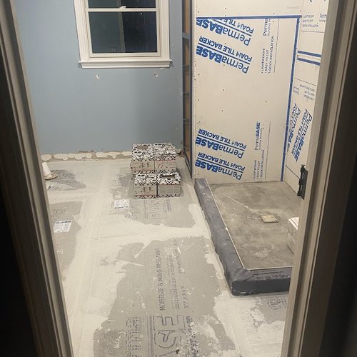 Bridgeport Carpets & Flooring bathroom remodel upgrade process