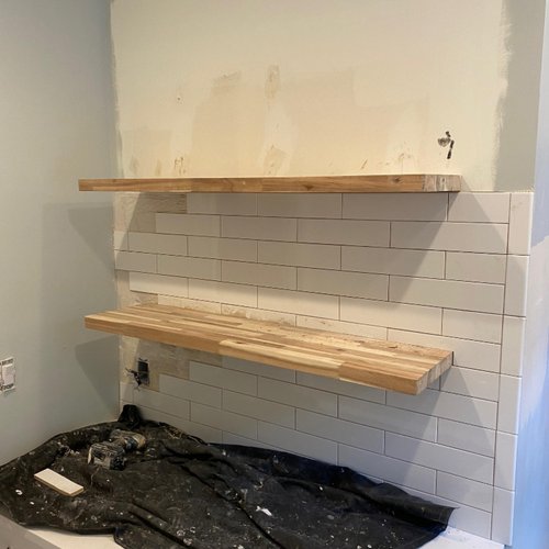 Kitchen remodeling in progress in Alpharetta GA