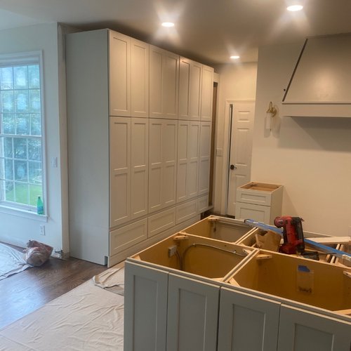 During Kitchen Remodel in North Georgia