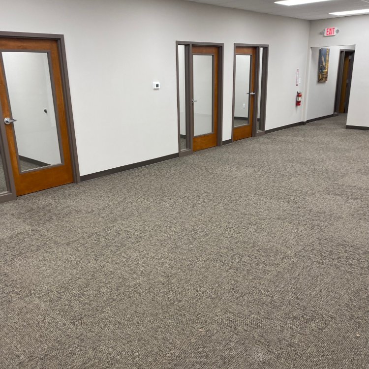 Carpet Tiles in a commercial space by Bridgeport Carpets