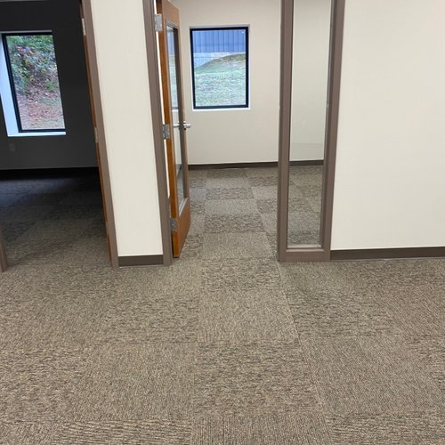 Brown Carpet tile flooring in Alpharetta GA