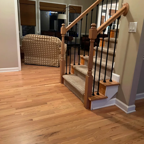 Hardwood floors installed by Bridgeport Carpets