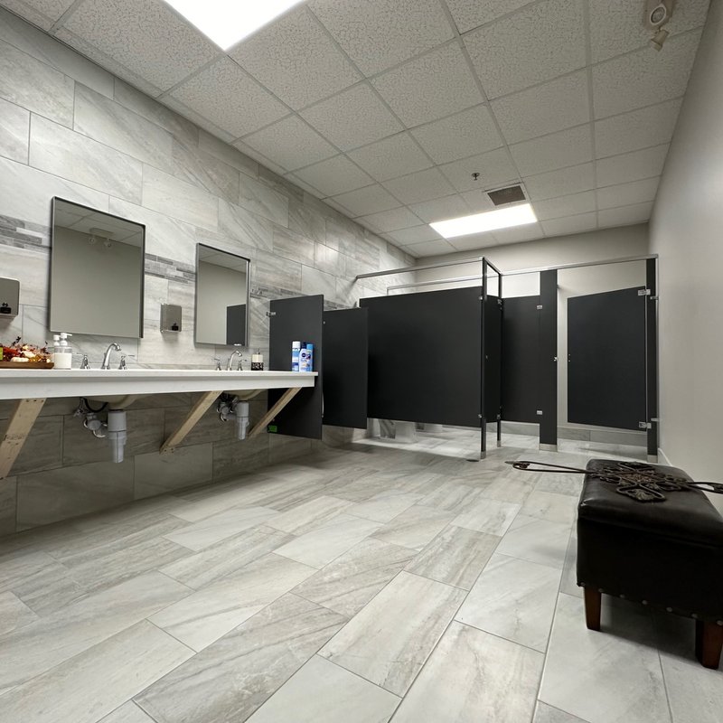 Bridgeport Carpet, Hardwood and Tile Church Bathroom remodeling projects in Alpharetta, GA