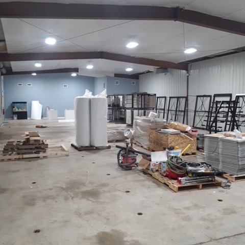 Commercial Remodeling in progress by Bridgeport Carpets