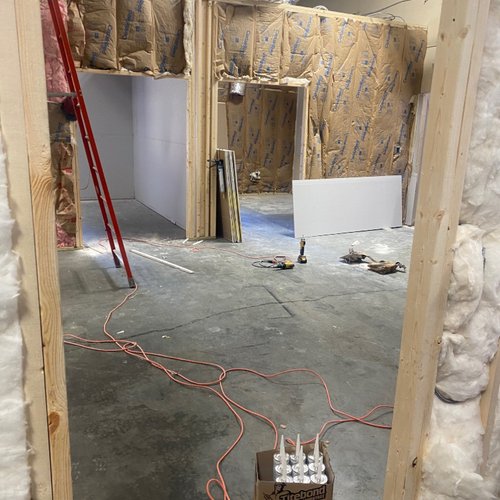 Commercial office space under construction in Alpharetta Ga