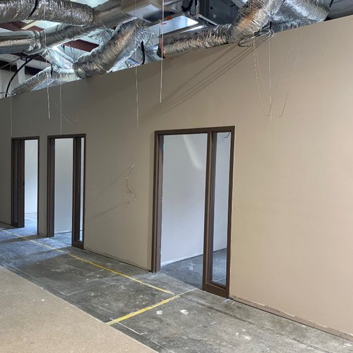 During renovations in a commercial office space in GA