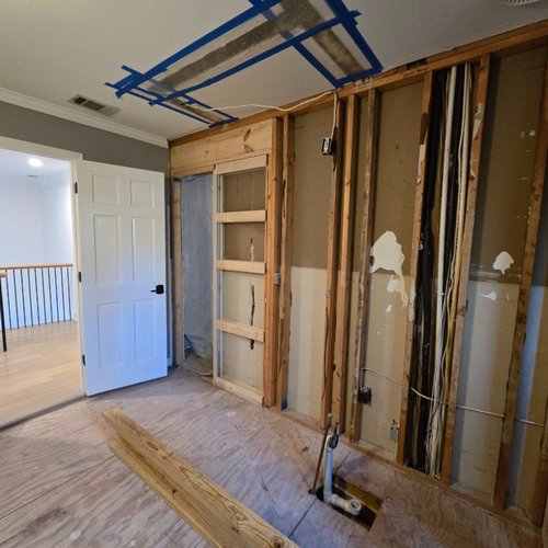During Bathroom Renovation in Alpharetta