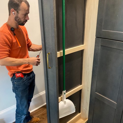 Working on custom cabinets in Alpharetta GA