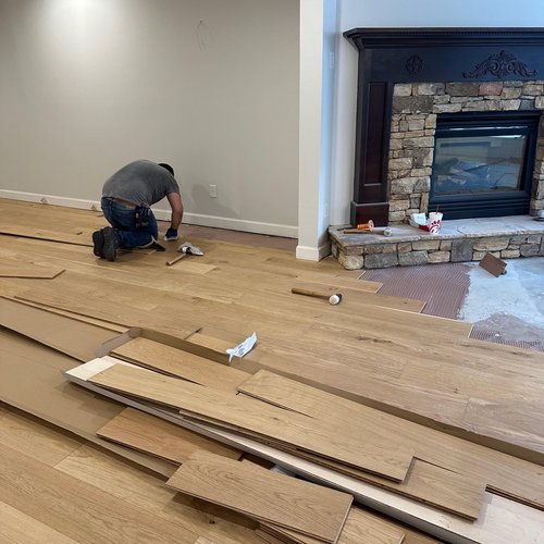 Installing Karastan Flooring in an Alpharetta home