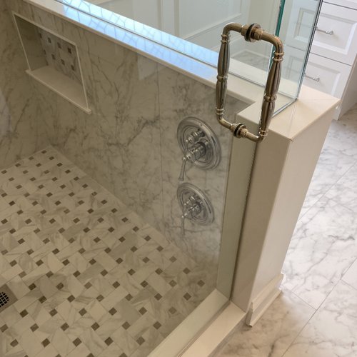 Shower Door in a luxury GA bathroom