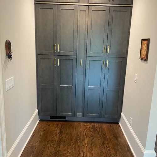 Grey custom cabinets in Alpharetta GA