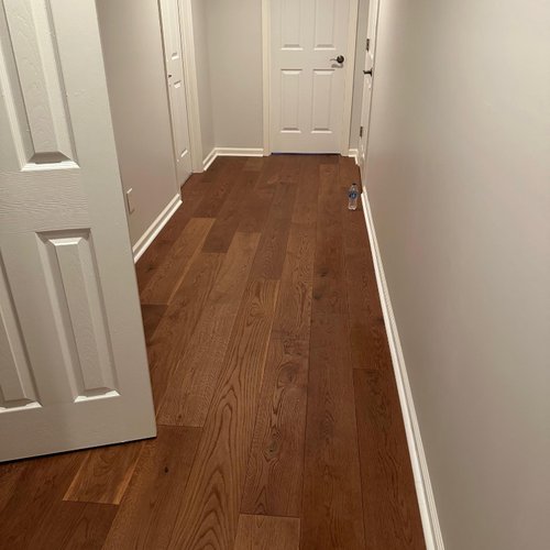 Hallway with Karastan flooring in Alpharetta GA