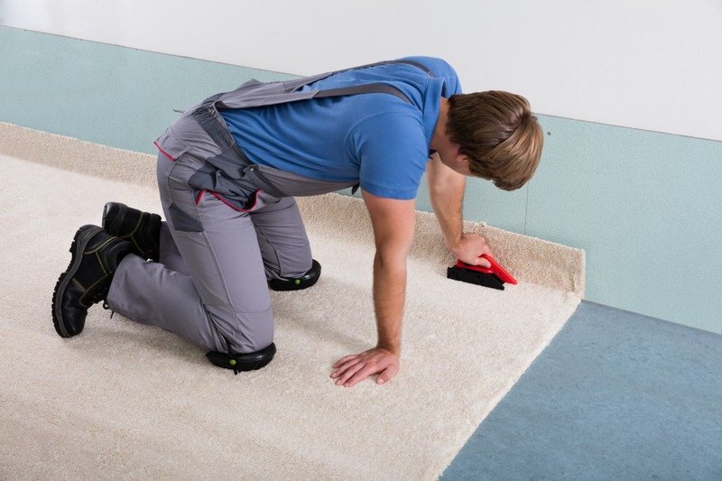 Flooring installation at Bridgeport Carpets in Alpharetta, GA