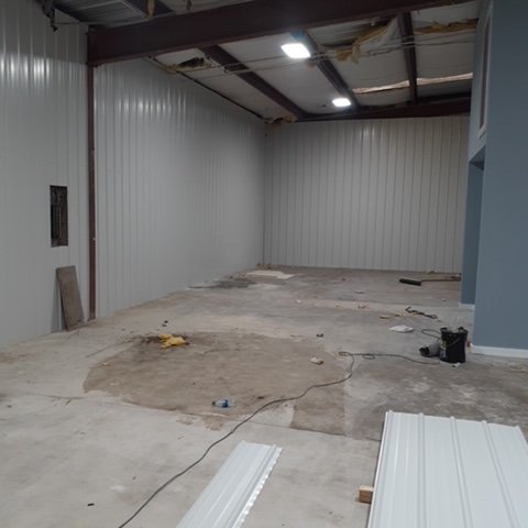 Commercial Remodeling in progress by Bridgeport Carpets