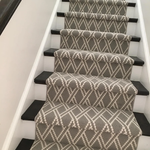 Carpet stair runner in Roswell, GA from Bridgeport Carpets