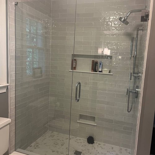 After shower renovation from Bridgeport Carpets