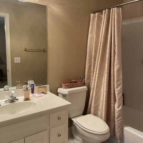 Bathroom before makeover in Alpharetta, GA